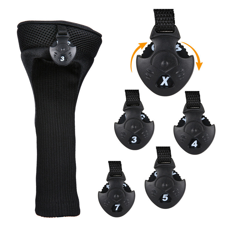 Golf Club Cover Zwart - Golfclub Covers - Golf Accessoires