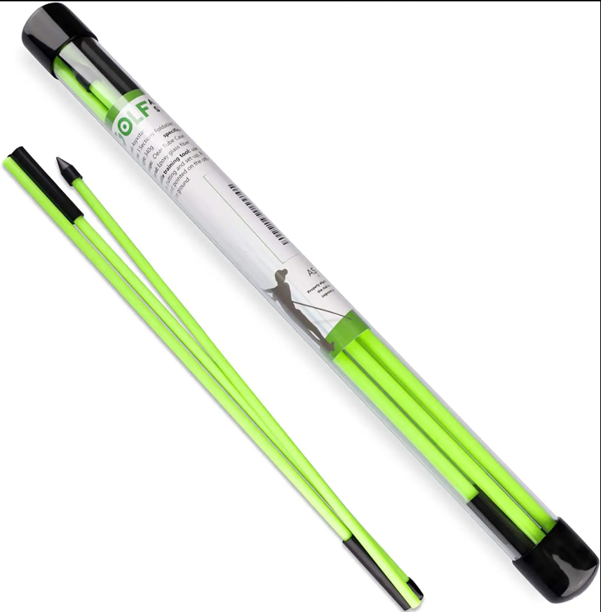 Bâtons d'alignement de golf pliables