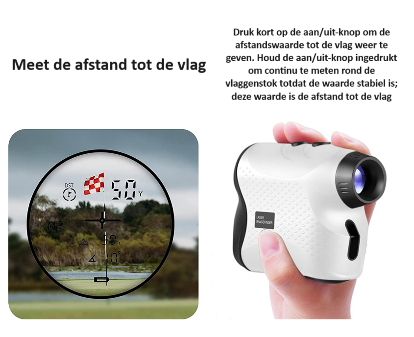 Golf Rangefinder - Golf Afstandsmeter - Rangefinder