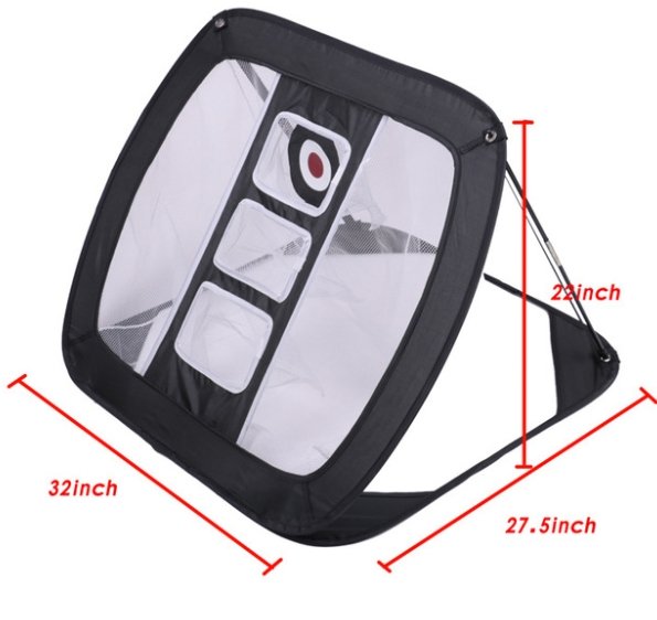 Tapis de golf d'entraînement 50 x 80 + filet d'approche (ensemble combiné)