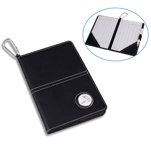 Golf Scorekaarthouder met Magnetische Marker – Scoreboek Houder & Potloodhouder