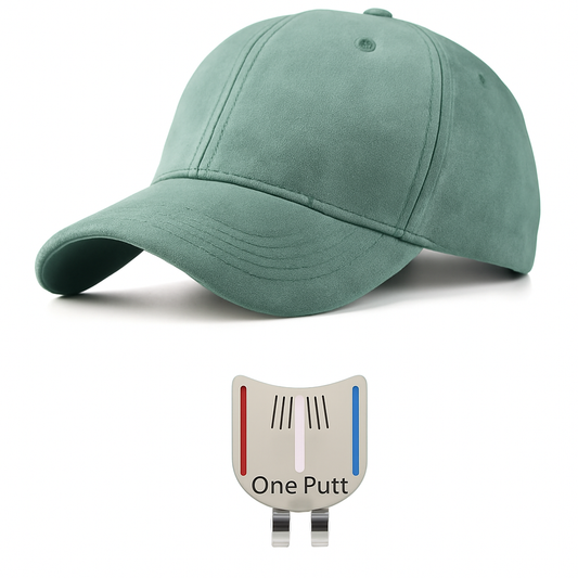 Casquette de golf de luxe + outil d'alignement de putting