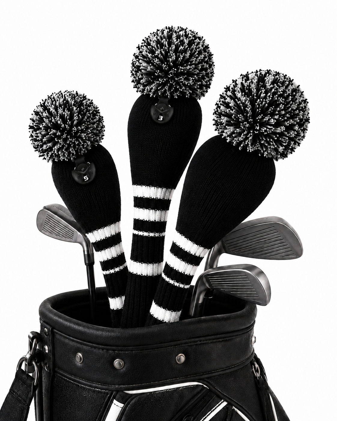 Golfschläger-Schlägerhaube aus gestrickter Wolle